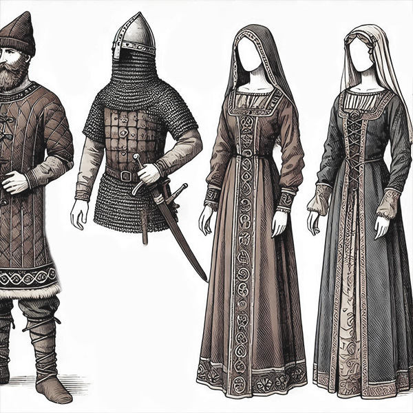 Fabrics in the Middle Ages