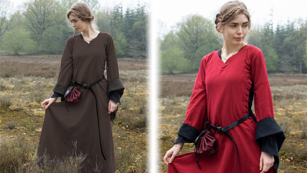 current sale in our medieval shop: 5% discount on medieval clothing for women
