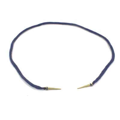 Blue and white nesting cord
