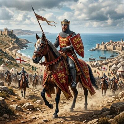 From the life of Richard the Lionheart - Richard the Lionheart: life & history of the crusader