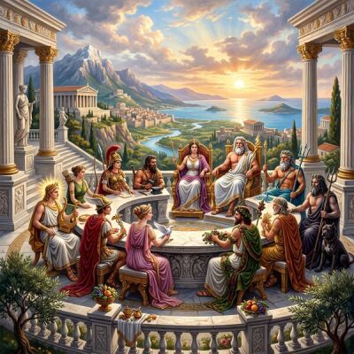 The gods of Olympus: The twelve Olympic gods explained simply - Gods of Olympus: The 12 Olympians explained