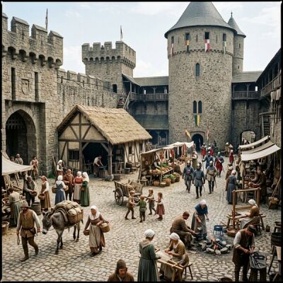 Life in the castle: everyday life, people and spaces in the Middle Ages - Castle life in the Middle Ages: everyday life &amp; people