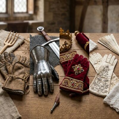 The history of the glove in the Middle Ages - Medieval gloves: history &amp; meaning at a glance