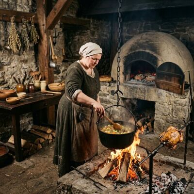 Cooking in the Middle Ages - techniques, development and everyday cooking - Cooking in the Middle Ages: techniques &amp; everyday cooking