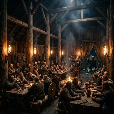 Beowulf - The oldest heroic epic in English literature - Beowulf Saga: Heroic epic of English literature