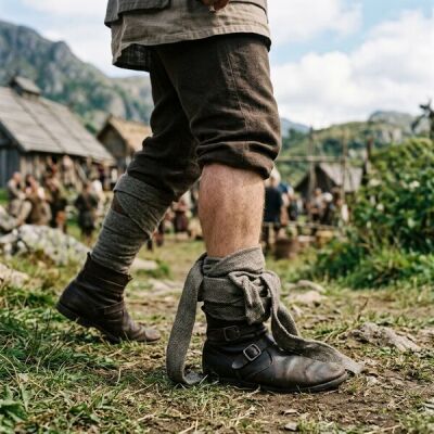 Viking calf wrap: Never slip again - the secret of the right wrapping technique - Viking calf wrap: the right wrapping technique