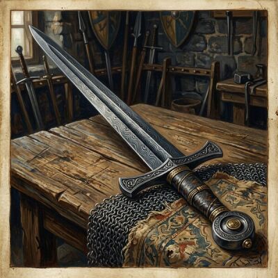 The secret of the marbled blades: the Northmen’s Damascus steel and the ‘conjuring’ of patterns - Damascene steel: patterns and techniques of the Northmen