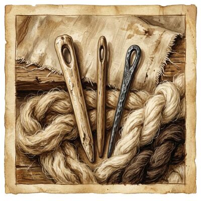 Needle-binding for beginners – the forgotten technique that preceded knitting, now popular in the historical re-enactment scene - Needle-binding for beginners – a traditional technique rediscovered