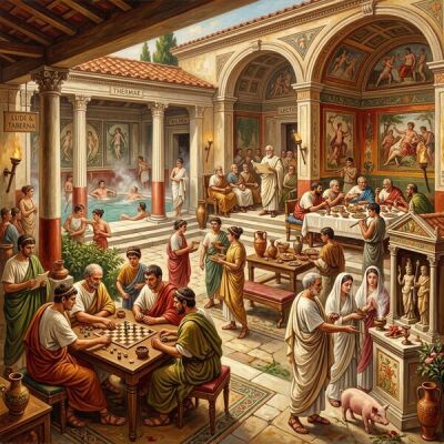 What the Romans really got up to in their spare time – 7 surprising facts - Leisure in Roman Times: 7 surprising facts about everyday life