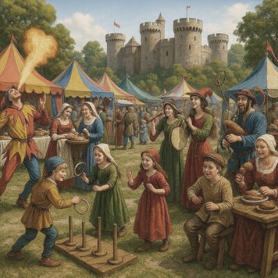 Medieval fair: A festival of traditions - Experience the fascination of the medieval fair: traditions, crafts and food await you.