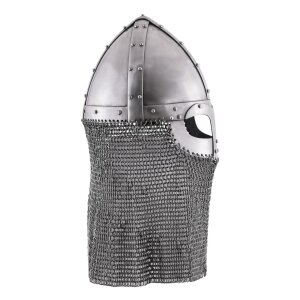 Vendel Period spectical helmet with chainmail aventail,...