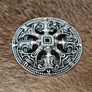 Viking Disc Fibula Troendelag in Borre Style