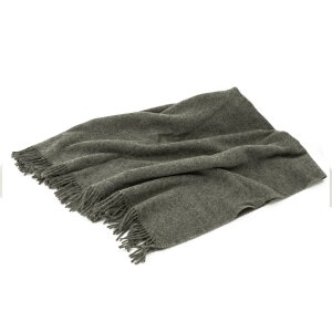 Sheepwool blanket grey 130x190cm