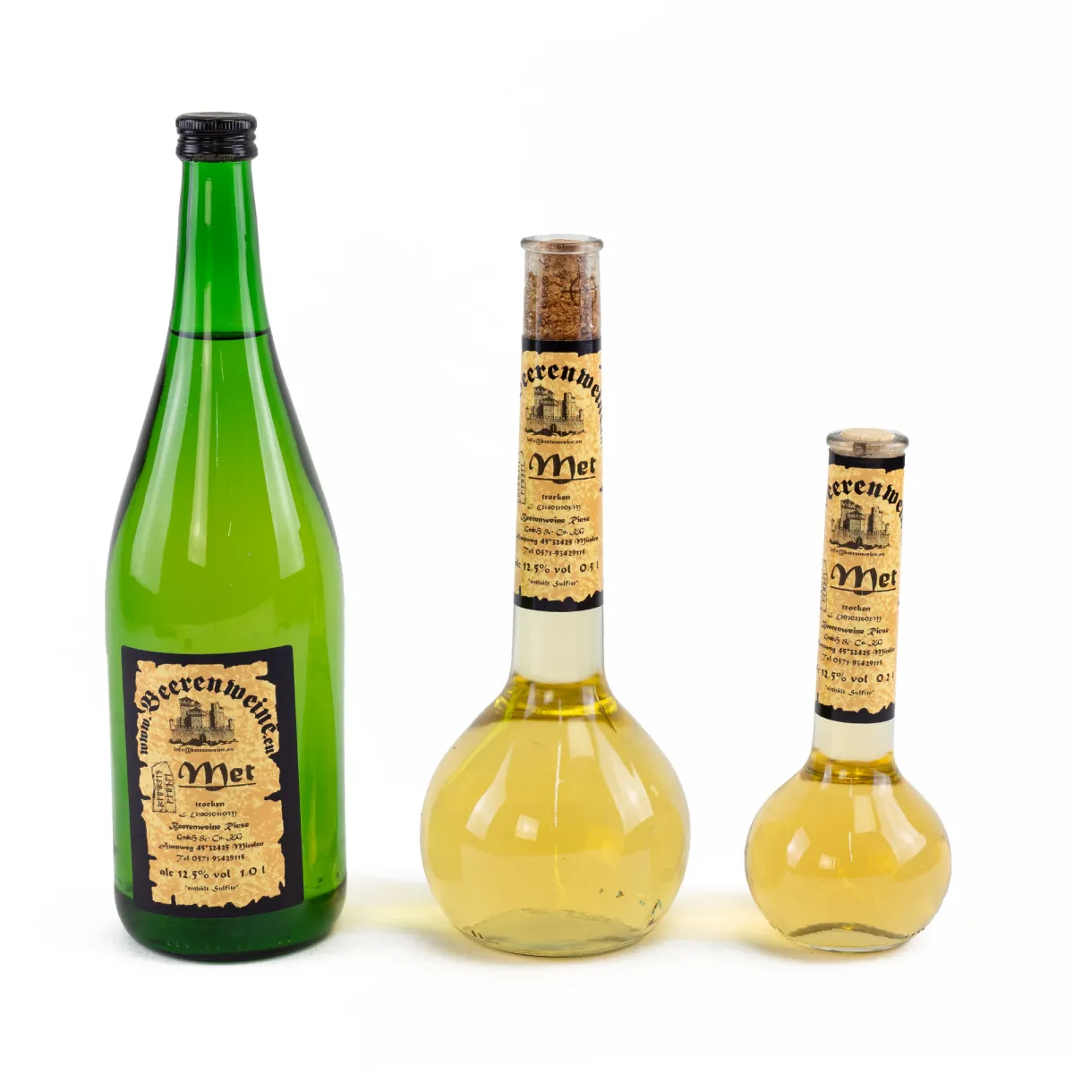 3 bottles of mead