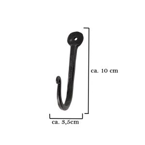 forged wall hook