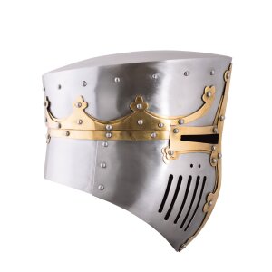 Crusader Pot Helm, 13th C., 1.2 mm Steel