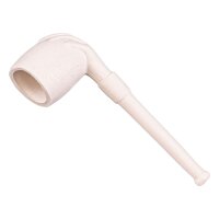 Clay tobacco pipe - hand