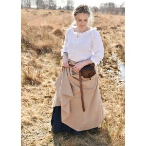 Market medieval skirt or petticoat blue