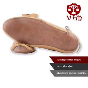 turn sewn viking shoes natural brown