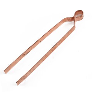 Tongs for smoked coals made of copper