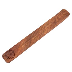 Wooden Incense Holder with Celtic Pattern