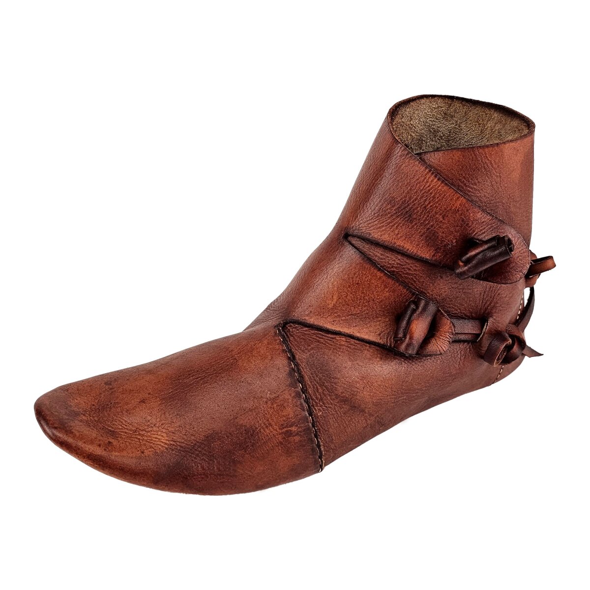 Wendegenähte Wikinger Schuhe Typ Jorvik Braun