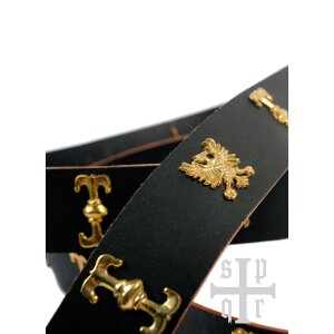 Medieval Leather Belt Saint George, various colours