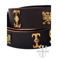 Medieval Leather Belt Saint George, various colours