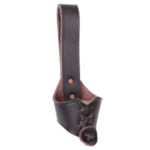 Leather belt-holder for drinking horn 0.2l and 0.3l,...