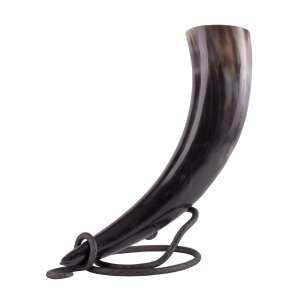 Drinking Horn Stand, hand-forged, small