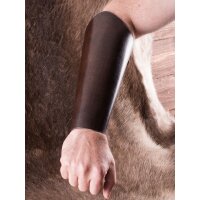 Plain Leather Bracers, Pair