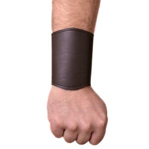 Bracer, Leather Wristguard, medium, brown