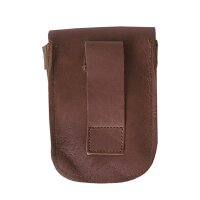 Brown Belt Bag with Antlers Button