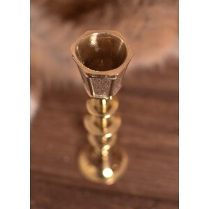 Medieval Candleholder, solid brass