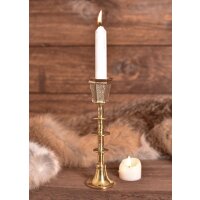 Medieval Candleholder, solid brass