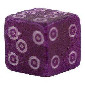 bone dice colored