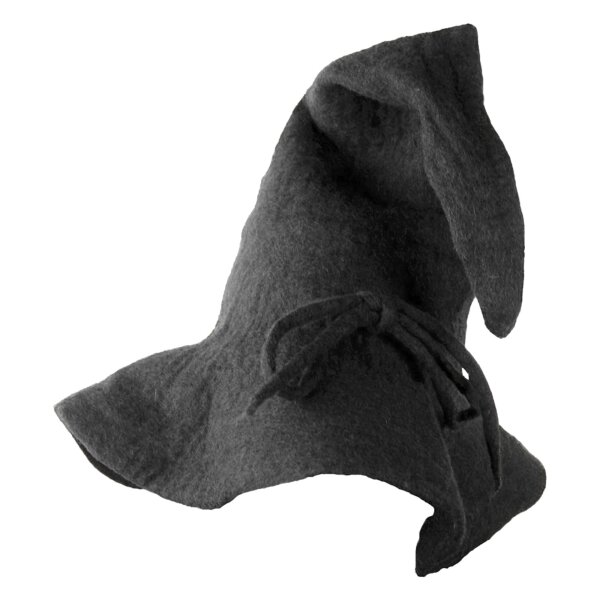 Wizard hat wool - black