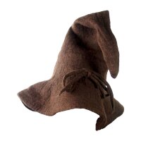 Wizard hat wool - brown