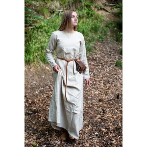 Robe ou sous-robe médiévale en lin naturel