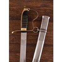 Prussian officer saber with steel scabbard