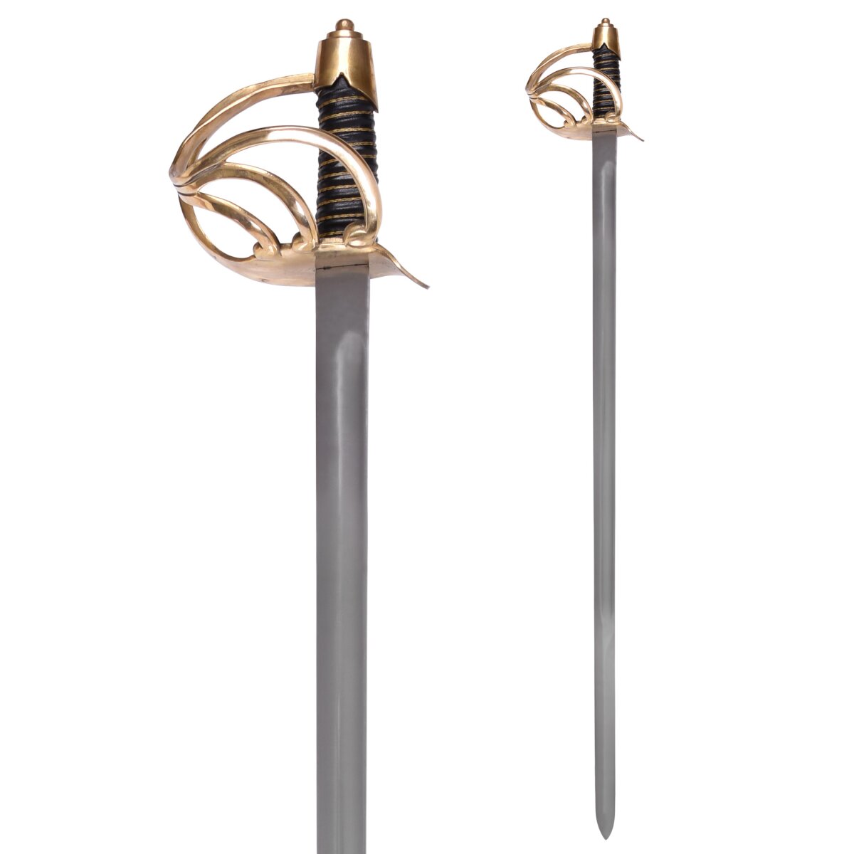 Epée de cavalerie lourde avec fourreau en acier
