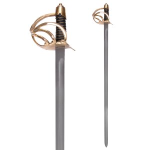 Epée de cavalerie lourde avec fourreau en acier