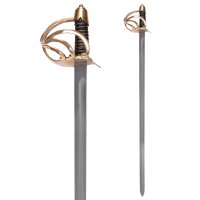 Heavy Cavalry Sword with Steel Scabbard