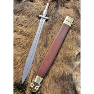 Campovalano hoplite sword with scabbard