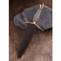 Brown Leather Sheath for Boot Dagger