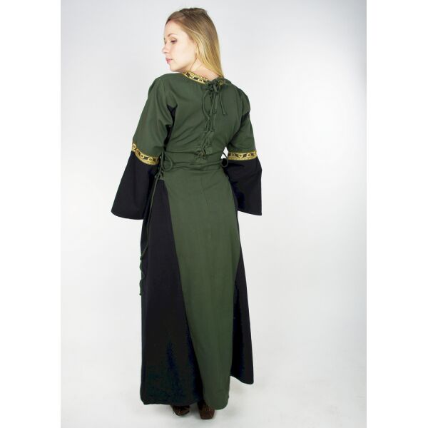 slim fit dress slacks Dark Green Jacquard Corset Dress main image 1