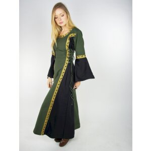 Mittelalterliches Kleid mit Bord&uuml;re...