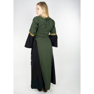 Medieval Dress with Border "Sophie" - Green/Black