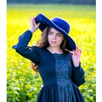 Medieval Dress or Witch Dress "Medusa" - Black/Blue