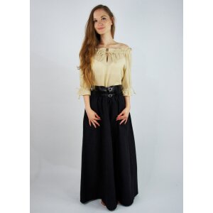Medieval and Larp Blouse, Hemp-colored